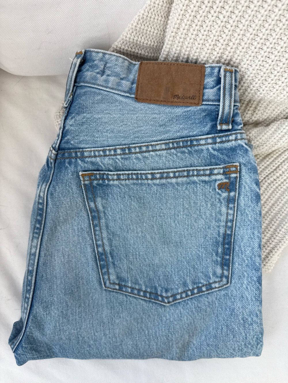 Madewell 90s Straight 100% Cotton Jeans (25)